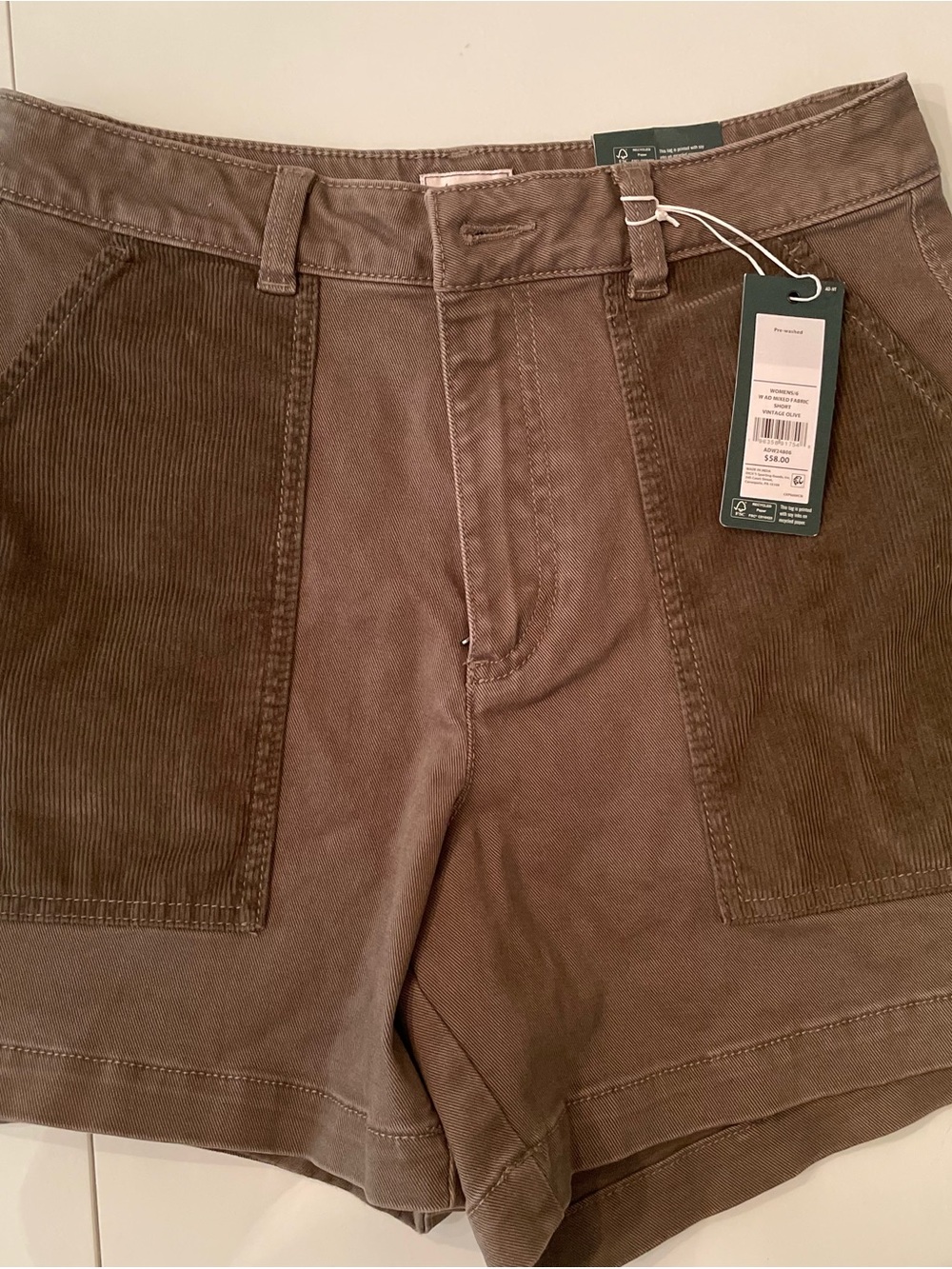 Alpine Brown Corduroy Men’s Shorts